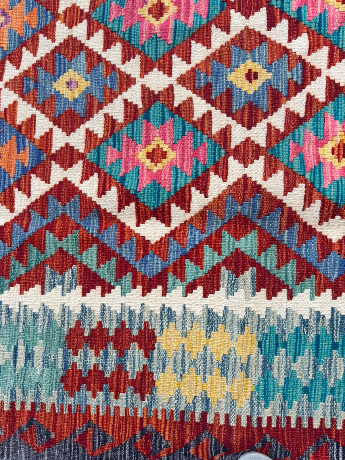 Handmade Kilim carpet 67 x 97 cm