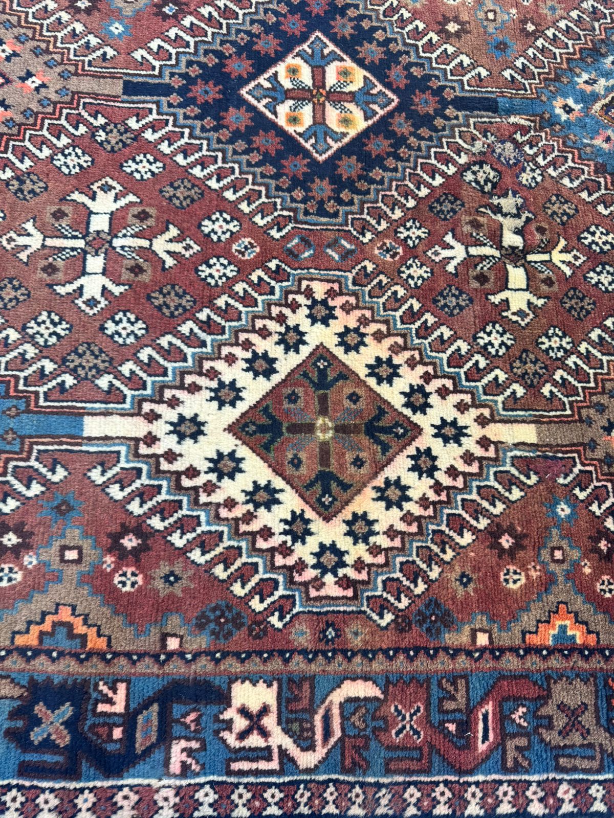 Handmade Tribal carpet 63 x 43 cm