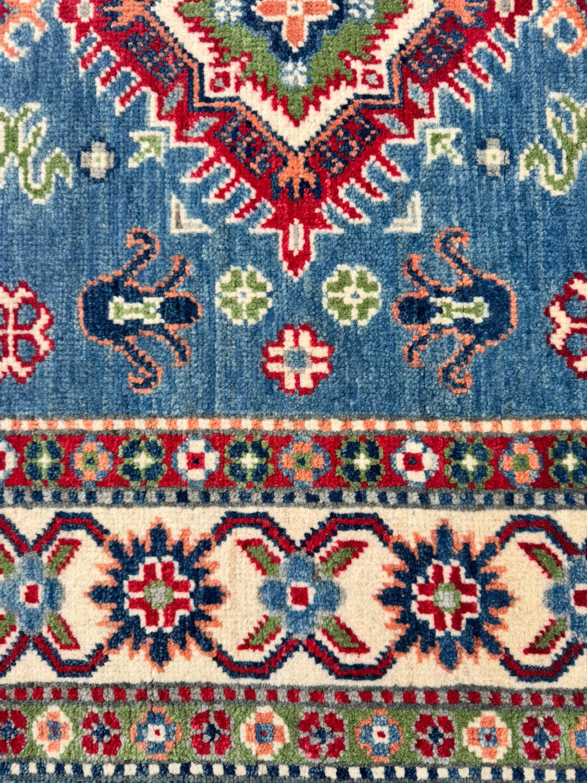 Handmade kazak carpet 105 x 149