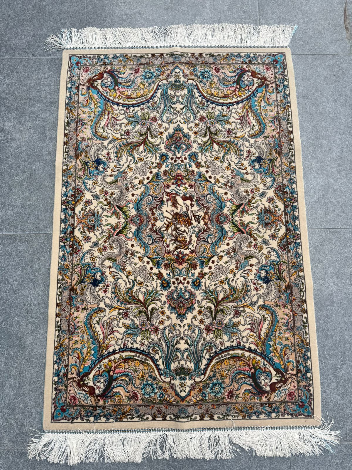 Bamboo Silk Irani Carpet 80x120cm
