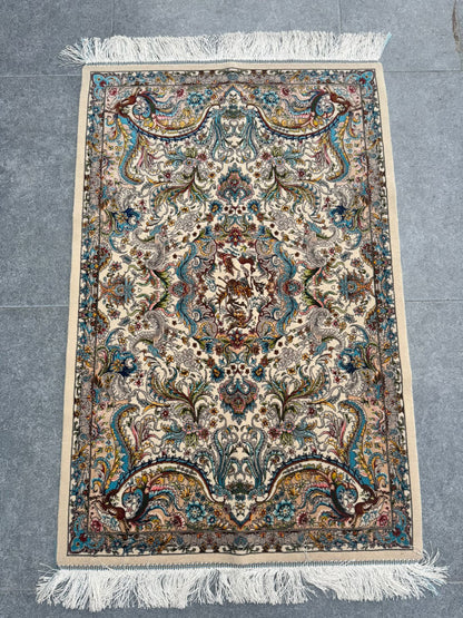 Bamboo Silk Irani Carpet 80x120cm