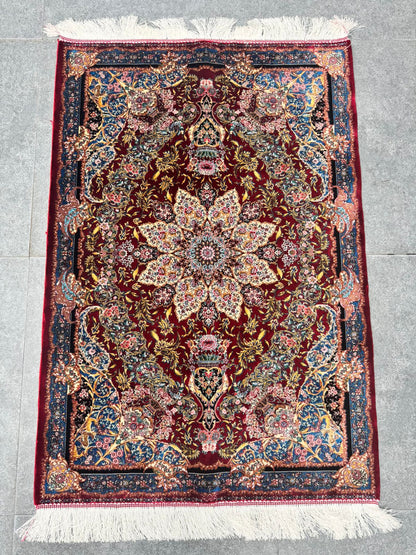 Bamboo Silk Irani Carpet 80x120cm