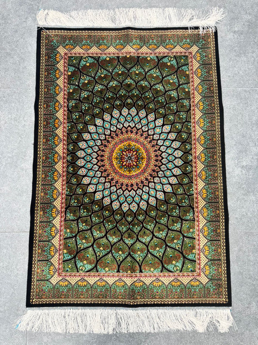 Bamboo Silk Irani Carpet 80x120cm