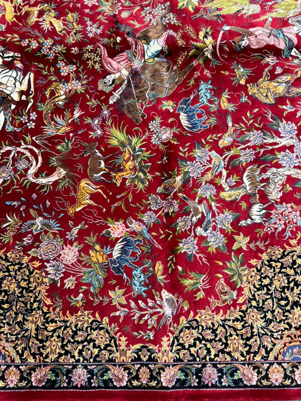 Bamboo Silk Irani Carpet 120 x 180 cm