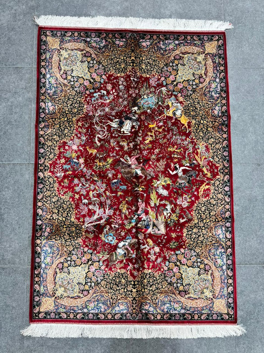 Bamboo Silk Irani Carpet 120 x 180 cm