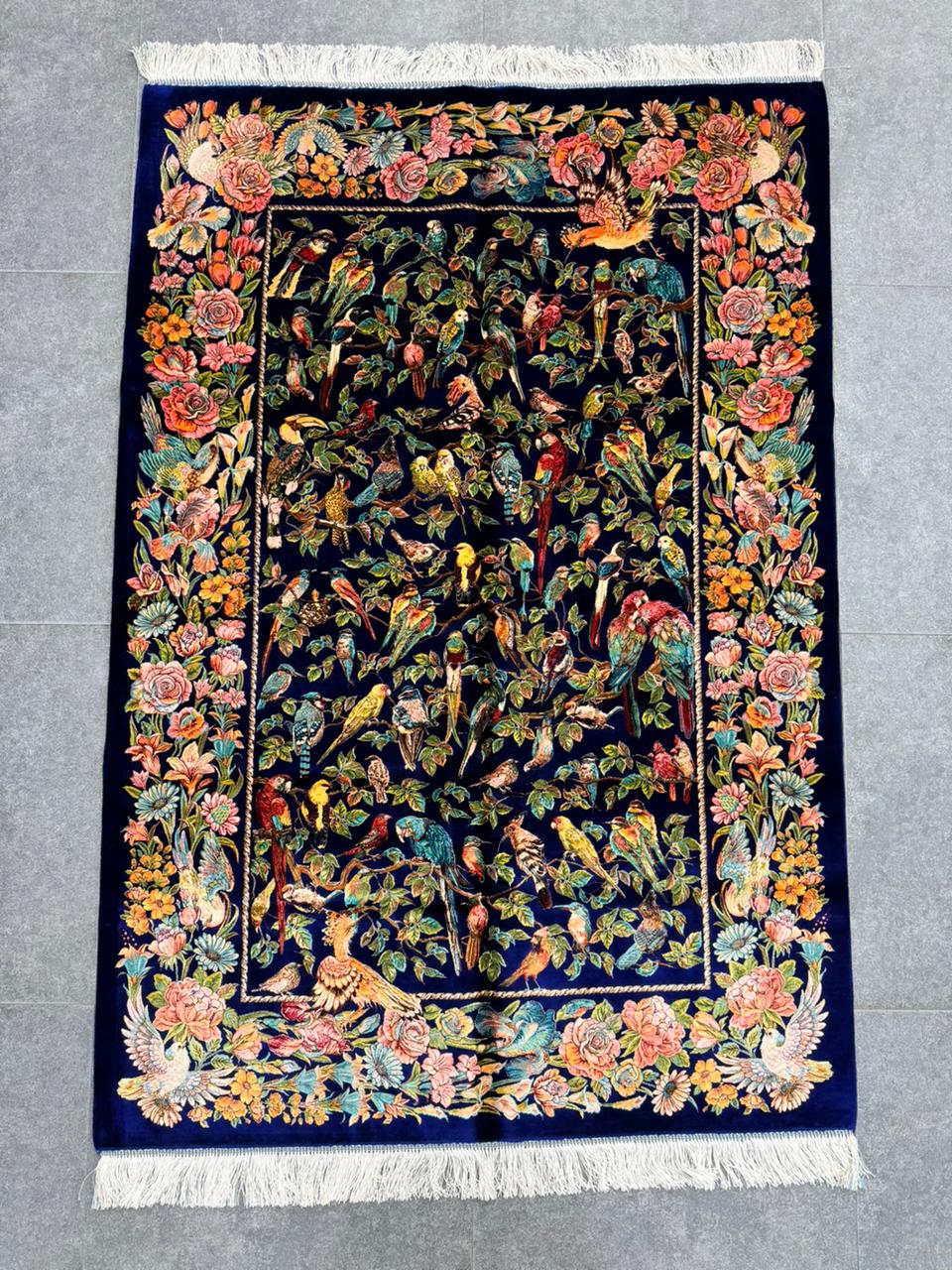 Bamboo Silk Irani Carpet 120 x 180 cm