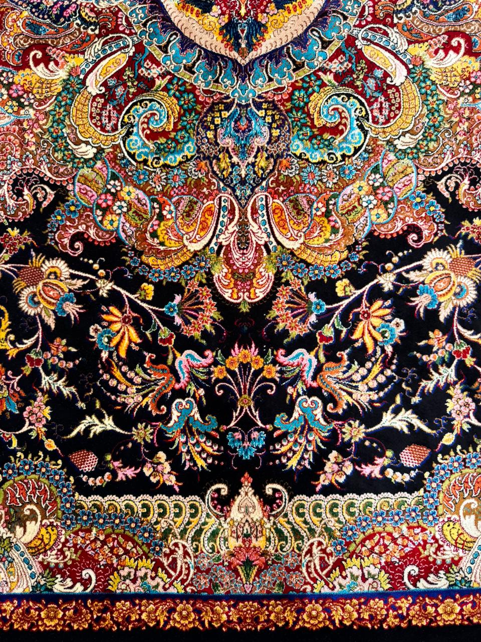 Bamboo Silk Irani Carpet 120 x 180 cm