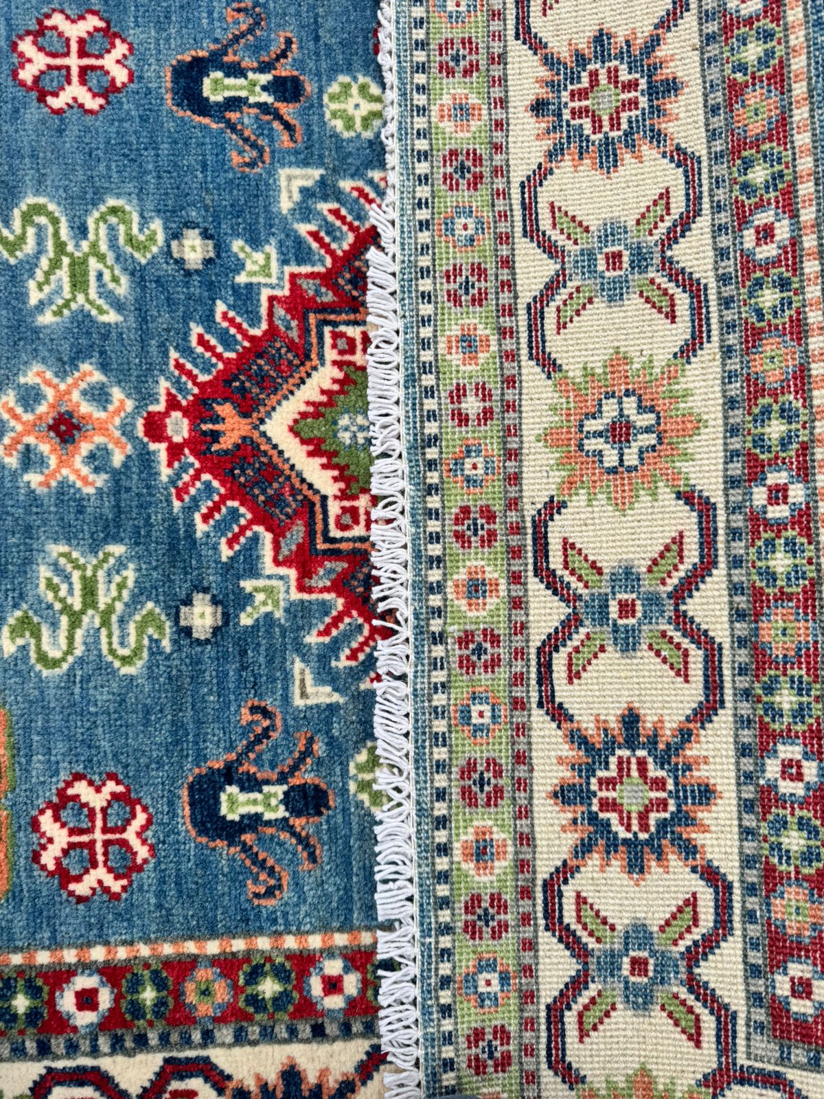 Handmade kazak carpet 105 x 149