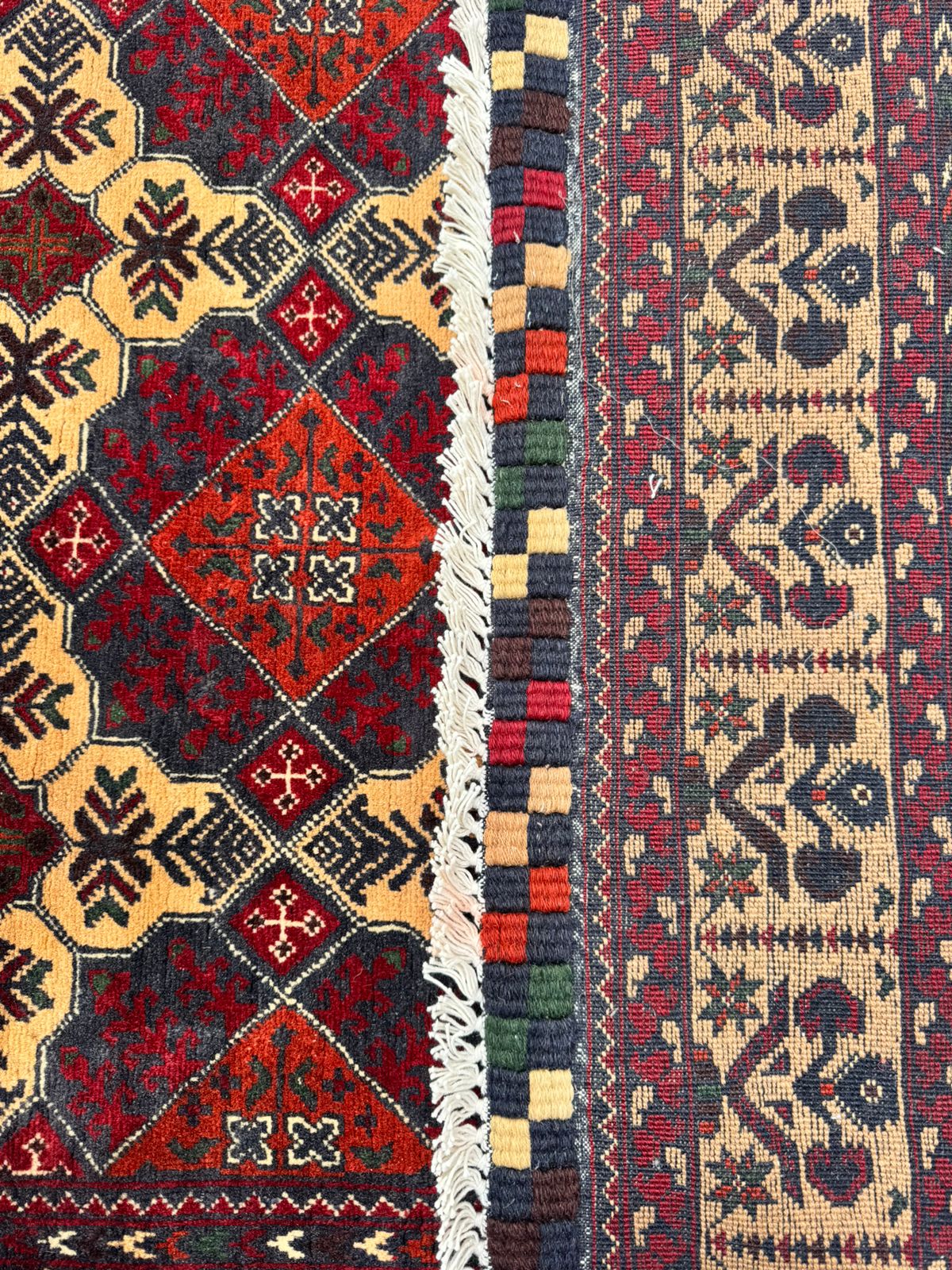 Handmade kazak carpet 100 x 162