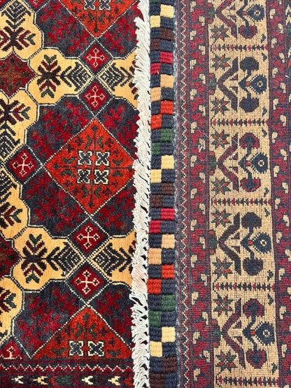 Handmade kazak carpet 100 x 162