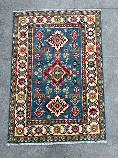 Handmade kazak carpet 105 x 149