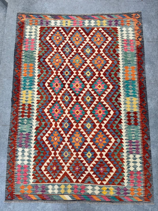 Handmade Kilim carpet 67 x 97 cm