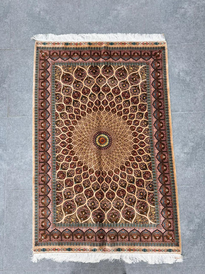 Bamboo Silk Irani Carpet 120 x 180 cm